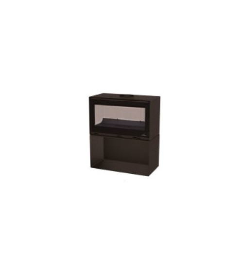 copy of Fogão a lenha com turbinas Louvre em preto 11 kW