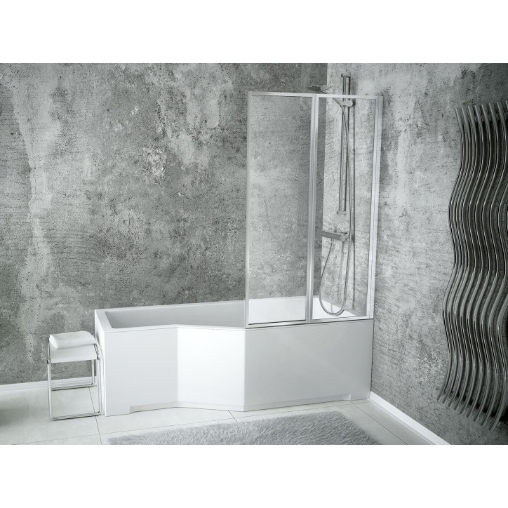 Biombo de banho CATRIX II - 2 painéis 80,5x140 cm