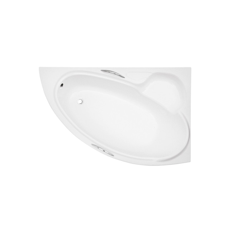 BIANCA II vasca da bagno 150x95 cm con pannello incluso