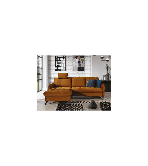 Canapé d'angle convertible LUKKA 225 x 150 cm