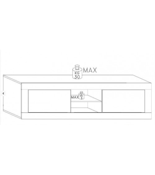 BASIS wit TV-meubel,