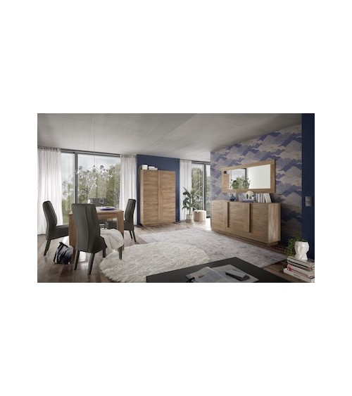 Buffet 3 portes  JUPITER bois mercure 182 cm