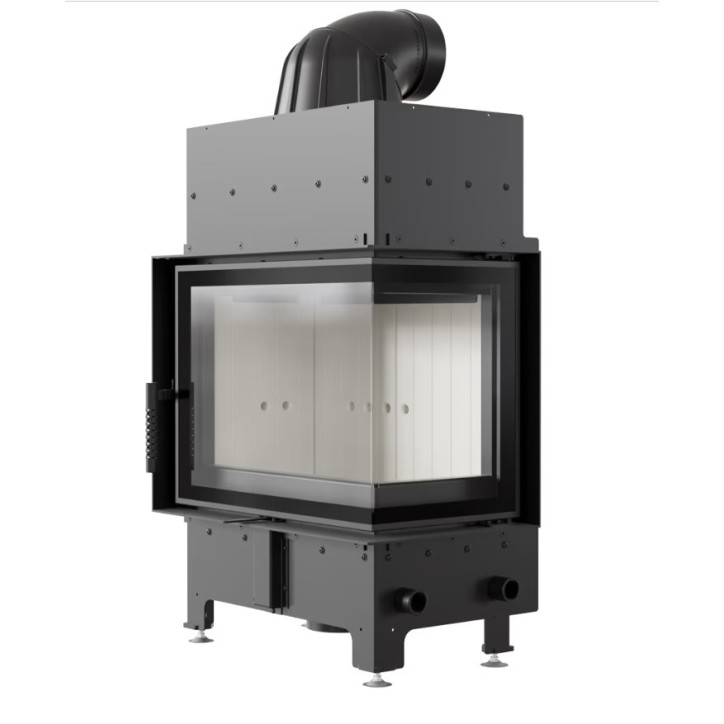 Inserto para chimenea FLOKI 8Kw con ventana a la derecha