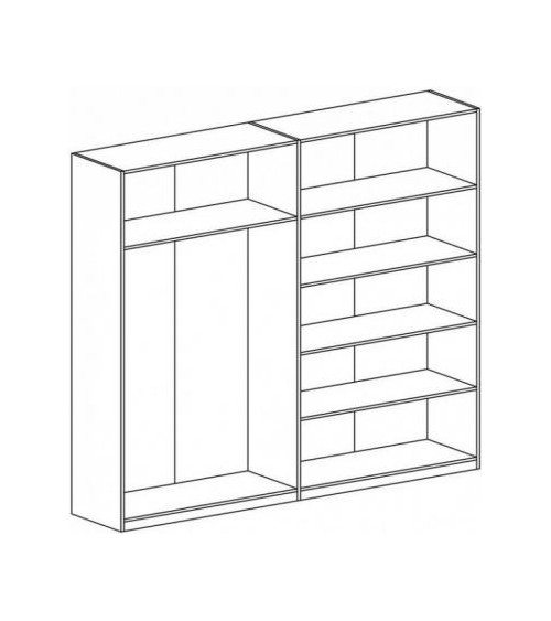 Chambre complète HEKTOR 180x200 cm