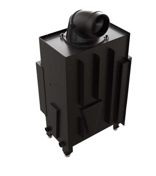 Inserto per camino FLOKI 8Kw  vetro a sinistra