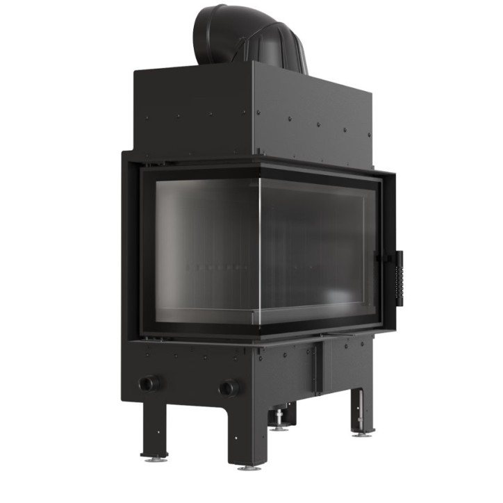 Insert cheminée FLOKI 10Kw vitre à gauche