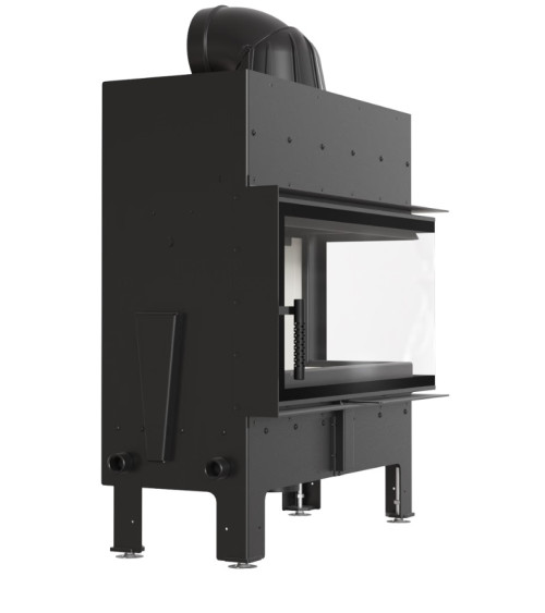 Inserto para chimenea  SMART MS 8 BS cristal en el lado izquierdo