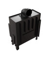 Inserção de lareira FLOKI 12Kw  janela esquerda