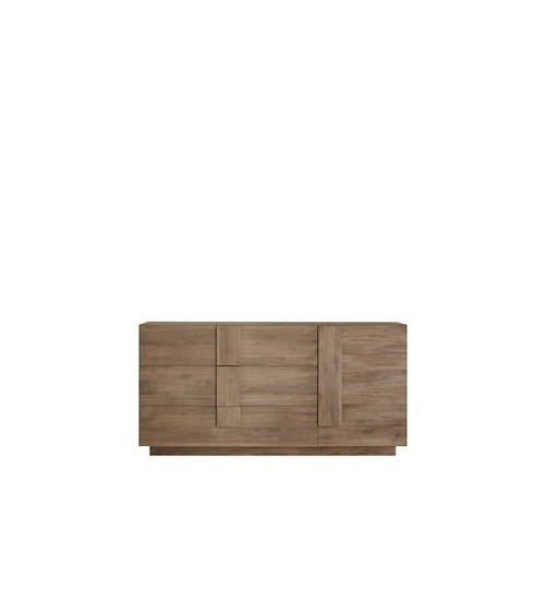 Buffet 1 porte et 3 tiroirs JUPITER bois mercure 182 cm