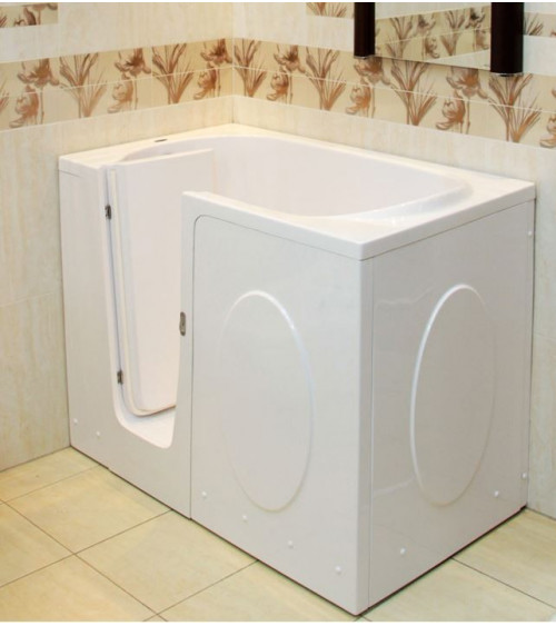 Baignoire à porte EUGENIE 115x68x90 cm pour personnes à mobilité reduite- baignoire design - mobilier salle de bain