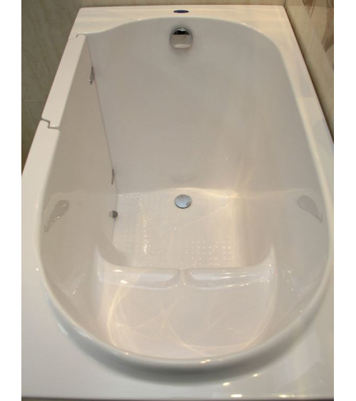 Baignoire à porte EUGENIE 115x68x90 cm pour personnes à mobilité reduite- baignoire design - mobilier salle de bain