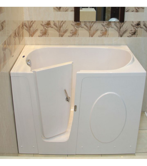 EUGENIE 115x68x90 cm puerta de baño para personas con movilidad reducida - bañera de diseño - muebles de baño
