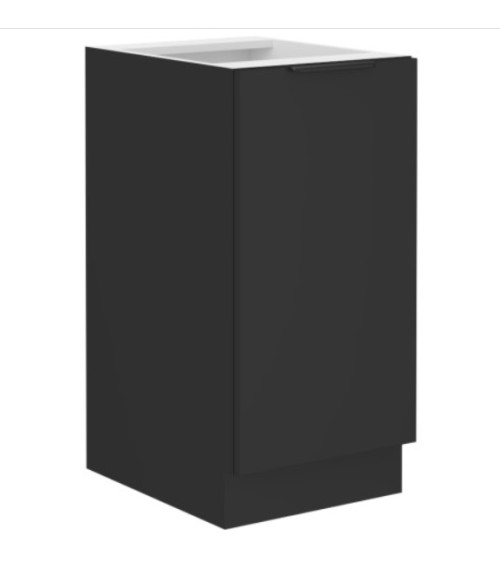 Cozinha Siena preta 260 cm