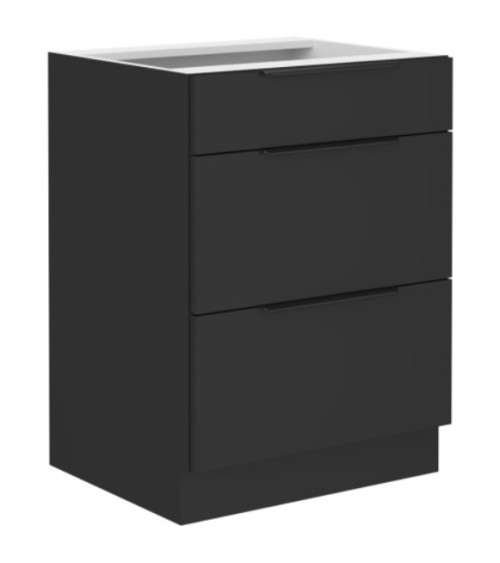 Cucina Siena nera 260 cm