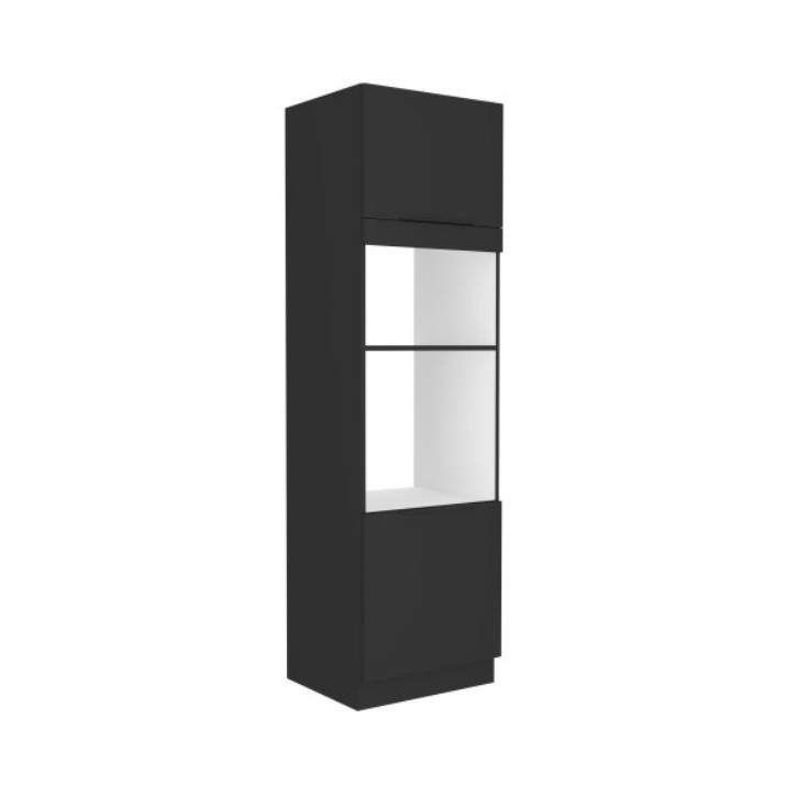 Cocina esquinera Siena negra 330X210 CM