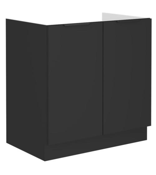 Cozinha de canto Siena preta