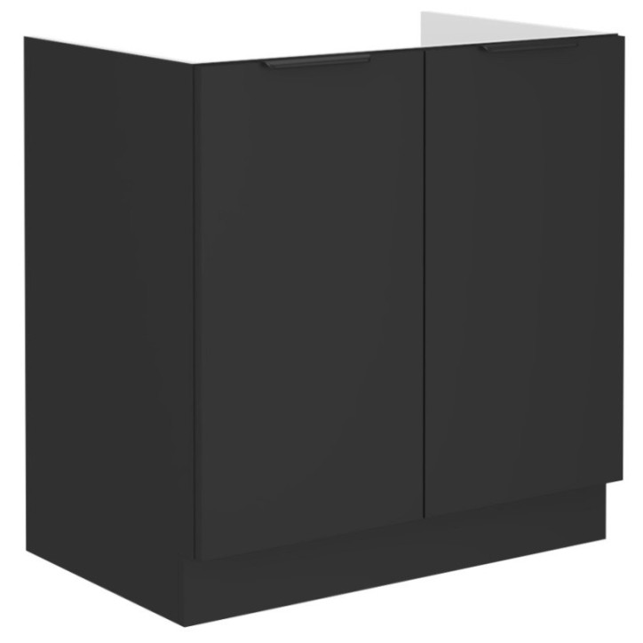 Cucina angolare Siena nera 330x210 cm