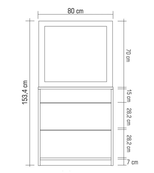Chambre adulte complète LUCINA 3