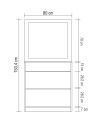 Chambre adulte complète LUCINA 3
