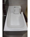 Baignoire à porte EULALIE porte à droite 140/150/160/170 x76x60 cm