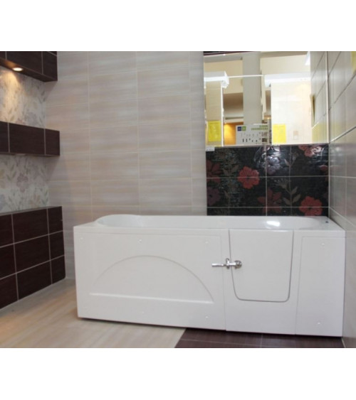 Baignoire à porte EULALIE 140/150/160 x76x60 cmpour personnes à mobilité reduite- baignoire design - mobilier salle de bain