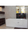 Bañera con puerta EULALIE 140/150/160 x76x60 cm