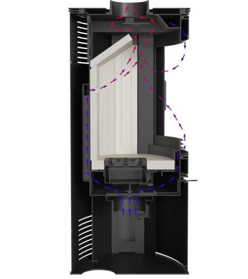 Stufa a legna AB2 10Kw