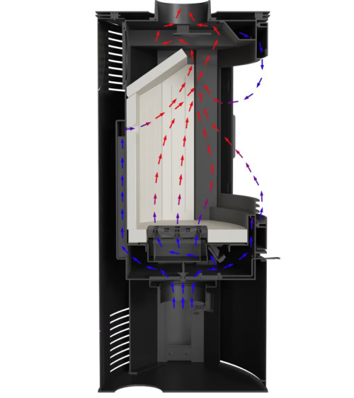 Stufa a legna AB2 10Kw