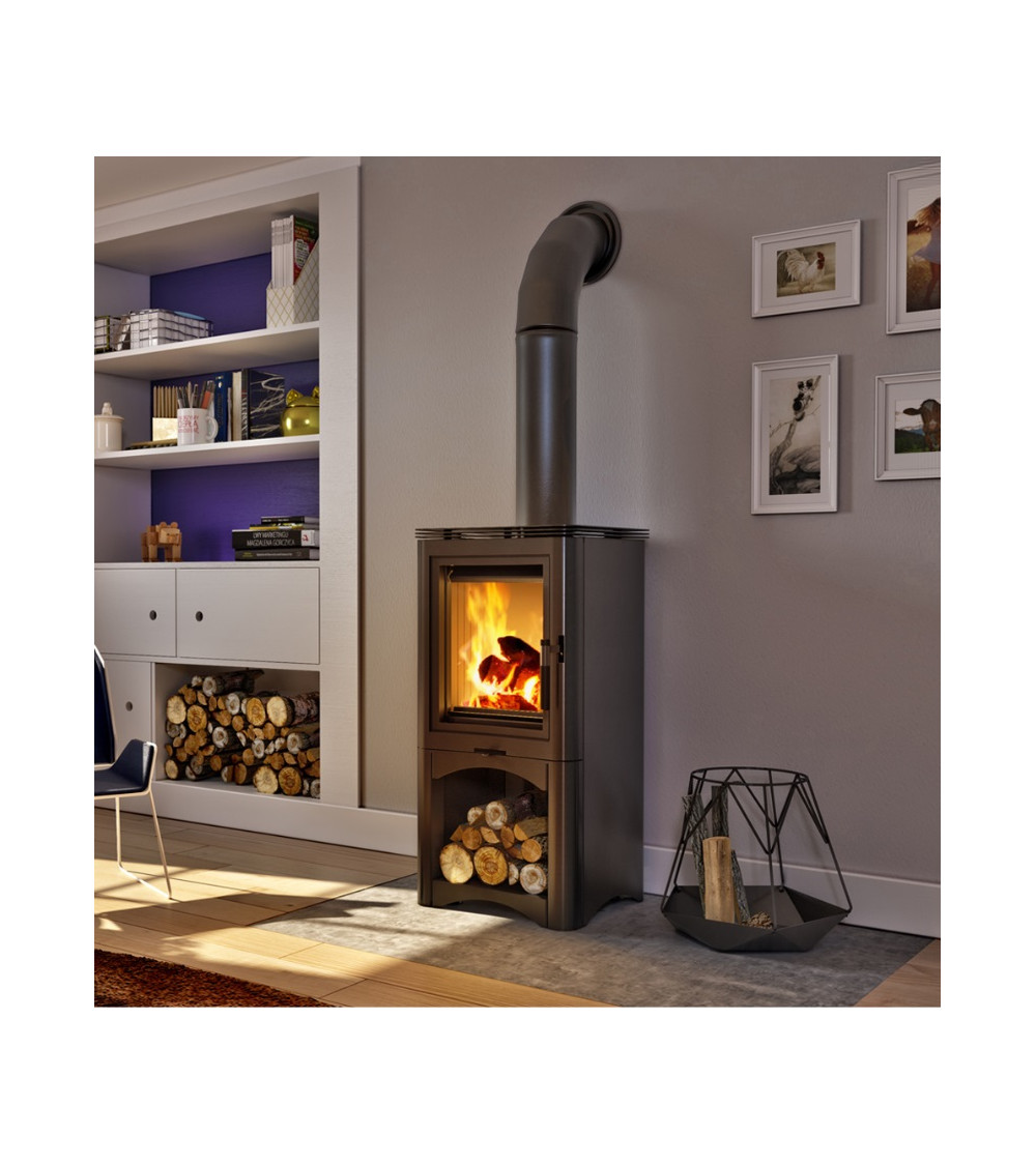 Poele à bois K5 avec niche 7Kw