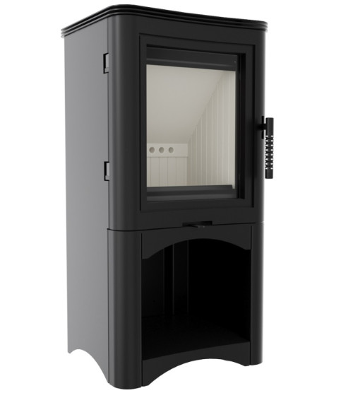 Fogão a lenha K5 com caixa 7Kw