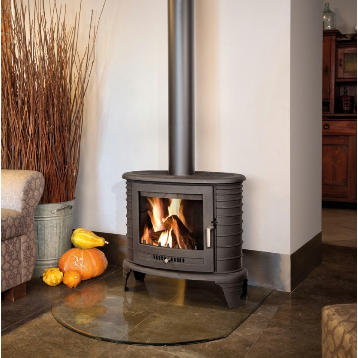 Poele à bois en fonte K8 - 9Kw
