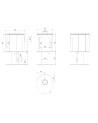 Estufa de leña ORBIT 7Kw