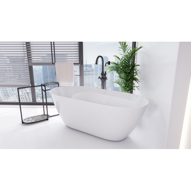 Bañera independiente MOYA 160 x 70 cm