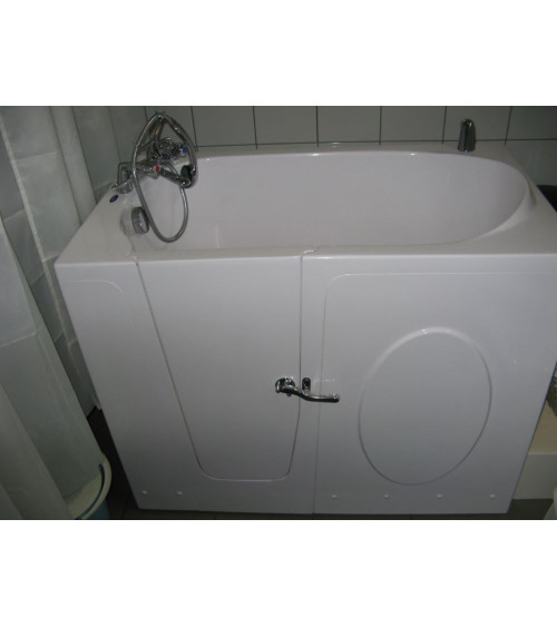 EUGENIE 115x68x90 cm puerta de baño para personas con movilidad reducida - bañera de diseño - muebles de baño