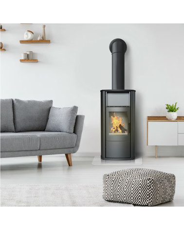 Estufa de leña EPSILON 8 Kw
