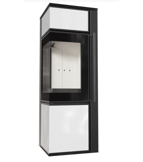 Fogão a lenha TORA 8Kw painel de vidro branco