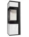 Estufa de leña TORA 8Kw panel de cristal blanco