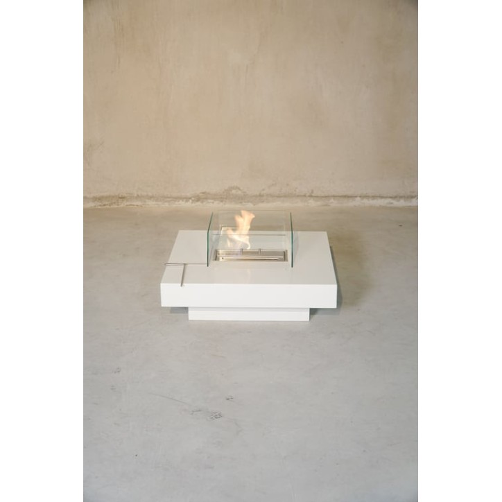 Cheminée bioéthanol CARRE table basse
