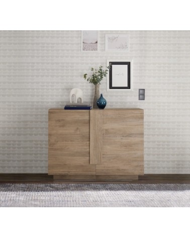 Buffet 2 portes JUPITER bois mercure 120 cm