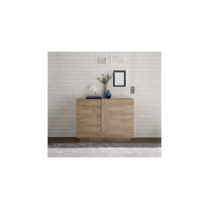 Buffet 2 portes JUPITER bois mercure 120 cm