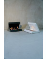 Chimenea de bioetanol autoportante BOITIER blanco