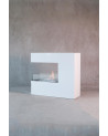Chimenea de bioetanol con soporte blanco TOIT