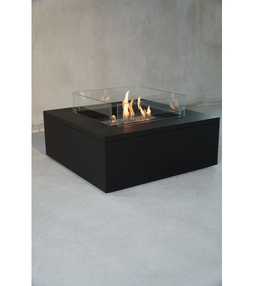 Chimenea de bioetanol autoportante TABLE II negro