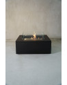 Cheminée bioéthanol autoportante TABLE II noire