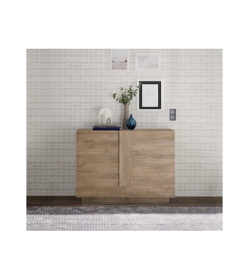 Buffet 2 portes JUPITER bois mercure 120 cm