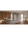 Chambre complète MAGGY Gris Chinchilla Brillant