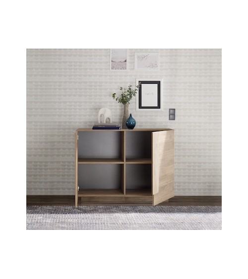 Buffet 2 portes JUPITER bois mercure 120 cm