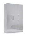 Chambre complète MAGGY Gris Chinchilla Brillant
