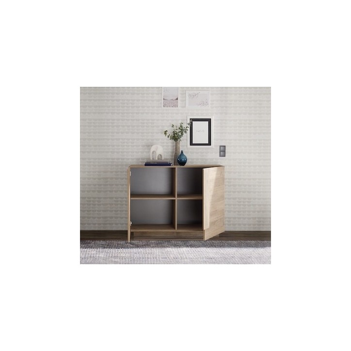 Buffet 2 portes JUPITER bois mercure 120 cm