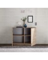Buffet 2 portes JUPITER bois mercure 120 cm